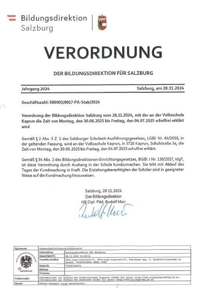 verordnung